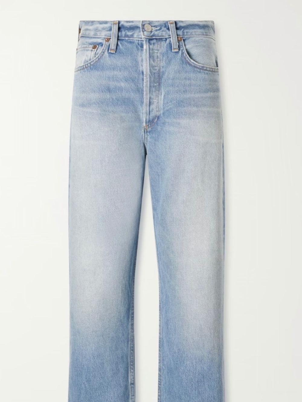 AGOLDE light-wash straight-leg